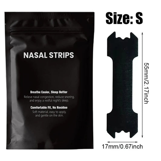 90/60/30PCS Black Nose Strips Extra Strength Nasal Strips Better Sleeping Non-Invasive anti Snoring Strips for Adult and Child